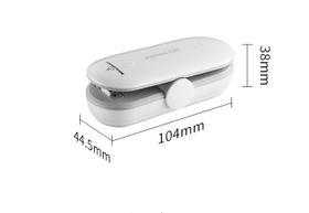 Portátil Mini máquina de vedação Armazenamento de cozinha e organização de selagem doméstica clipe aquecedor para conveniência da cozinha Clipes de saco