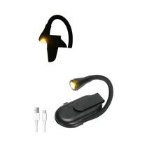 Portátil USB Recarregável LED Livro Luz Proteção Para Os Olhos Mini 360 graus Lâmpada De Leitura De Mesa