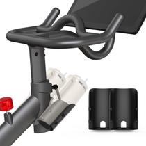 Portavasos Grande para Bicicleta Pelotón Tiga, Capacidad Amplia, Gris, Paquete de 2