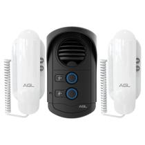 Porteiro Coletivo AGL Linha Slim 2 Pontos Com Interfone S100 Porteiro Coletivo AGL Linha Slim 2 Pontos Com Interfone S100