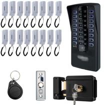 Porteiro Coletivo Interfone 16 Pontos Apartamentos Intelbras Com Fechadura e Tags Acesso