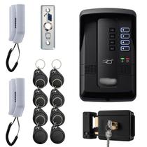 Porteiro Coletivo Interfone Eletronico Collective 2 Pontos Predial Residencial Intelbras Com Fechadura