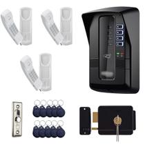 Porteiro Coletivo Interfone Portaria Predial Residencial 3 Pontos Intelbras Fechadura