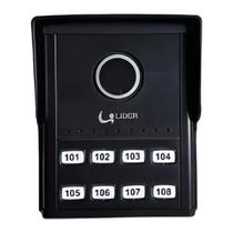 Porteiro Eletrônico Coletivo Líder LR808 8 Pontos Bivolt Solução Inteligente para 8 Unidades