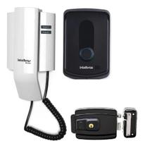 Porteiro Eletrônico Intelbras 8010 + Fechadura Reversível