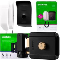Porteiro Eletrônico Interfone Intelbras + Fechadura Eletrica Ipr 1010 Fx500