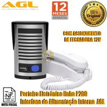 Porteiro Eletrônico Interfone Linha P200 Alimentação Interna Agl