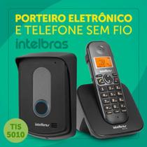 Porteiro Eletrônico Interfone Sem Fio e Telefone TIS 5010 Intelbras