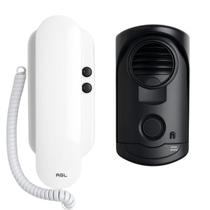 Porteiro Eletrônico Residencial S100 Slim Monofone Agl Branco