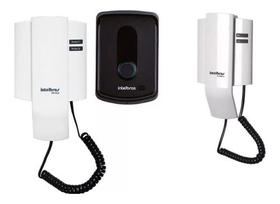Porteiro Interfone Campainha Branco Residencial Intelbras Com Extensão Bivolt