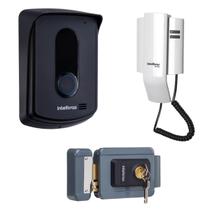 Porteiro Interfone Campainha Residencial Intelbras e Fechadura Elétrica Fx2000