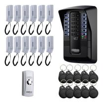 Porteiro Interfone Coletivo 12 Pontos Bivolt Botoeira E 20 Tags