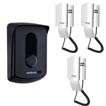 Porteiro Interfone Residencial Campainha Intelbras Com 3 Extensão