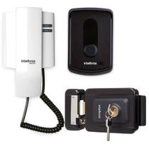 Porteiro Interfone Residencial Intelbras Campainha com Fio e Fechadura Fx 1500