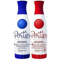 Portier Fine Premium Semi Definitiva Escova Progressiva 2x1litro - portier fine cosméticos