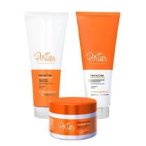 Portier Kit Home Care Hidratante Sh+Cond+Masc 3x250ml Portier Kit Home Care Hidratante Sh+Cond+Masc 3x250ml
