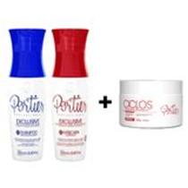 Portier Profissional Kit 2x250ml + Portier Ciclos Mask Btx 100g Portier Profissional Kit 2x250ml + Portier Ciclos Mask Btx 100g