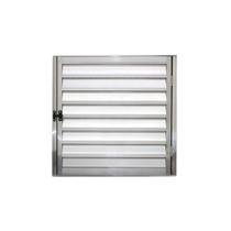 Portinhola / Alçapão Alumínio Brilhante 60x60 Linha 16