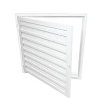 Portinhola Porta Alçapão Em Aço Resistente Laminado Branco Abrigo Acesso Telhado Laje Sótão Água Luz