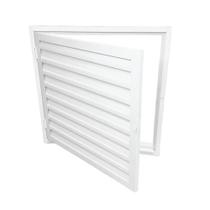 Portinhola Porta Alçapão Em Aço Resistente Laminado Branco Abrigo Acesso Telhado Laje Sótão Água Luz