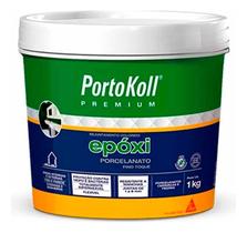 Portokoll Rejunte Epóxi Porcelanato 1kg Cinza Platina Portokoll Rejunte Epóxi Porcelanato 1kg Cinza Platina