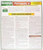 Português 6 - Ensino Fundamental - Ortografia e Fonética - Resumão Escolar - Bf&a