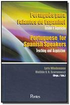 Portugues para falantes de espanhol - PONTES EDITORES