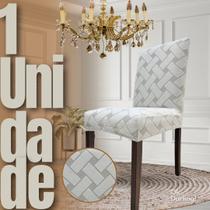 Portuguesa - Capa de Cadeira Linha Gold - Off White