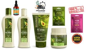 Pós-Química Bio Extratus Restaura e Protege 6 Itens +Brinde