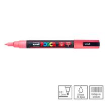 Posca Pc-3M Vermelho Glitter (15G)