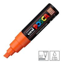 Posca PC-8K Laranja Ponta Chanfrada 8 a 17mm
