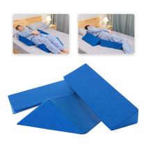 Posicionando o ventilador de almofada Wedge para dormir lateralmente em um triângulo de 40