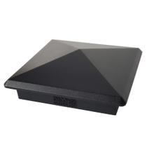 Post Cap Decorex Hardware Aluminium Pyramid 4.5x4.5 Black