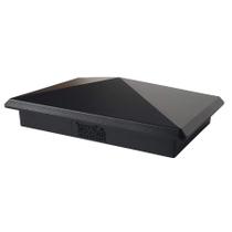 Post Cap Decorex Hardware Aluminium Pyramid 4x6 Black