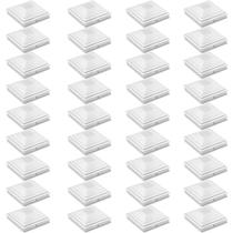 Post Caps SideInlar 4x4, branco, impermeável, pacote com 36