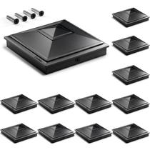 Post Caps SideInlar 4x4 Pyramid Waterproof Outdoor, pacote com 12 Post Caps SideInlar 4x4 Pyramid Waterproof Outdoor, pacote com 12