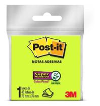 Post-it 3m 654 76mmx76mm Verde 45 Folhas Verde Post-it 3m 654 76mmx76mm Verde 45 Folhas Verde