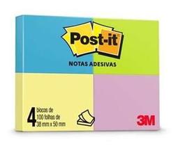 Post-It 653 100Fls Neon 4 Cores