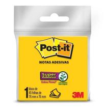 Post-it 654 45 folhas 76mm x 76mm Amarelo Neon - 3M