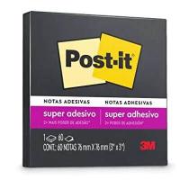 Post-It 76x76 60 Folhas Preto - 3M Post-It 76x76 60 Folhas Preto - 3M