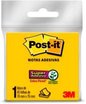 Post it bloco adesivo 654 45f - 76x76 - laranja - un - Post it bloco adesivo 654 45f - 76x76 - laranja - un -