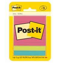POST-IT Cascata Pautado 76MM X 76MM 3 Blocos