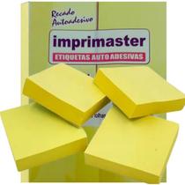 Post It Cole Fácil 38x50mm - Kit 10 pacotes c/ 04 blocos Amarelos 100 folhas cada