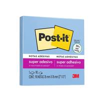 Post-it Colorido Adesivo Azul 76x76mm 90F