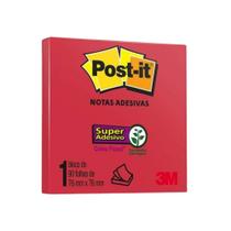 Post-it Colorido Adesivo Telha 76x76mm 90 Folhas