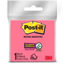 Post-it Notas 654 Rosa 76x76mm Pct/ 45 Folhas - 3M