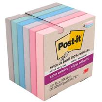 POST-IT Notas 654SS Viajar Reciclavel 6 Cores 76MM X 76MM