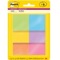 POST-IT Notas Super Adesivo 6 Cores 47,6MM X 47,6MM