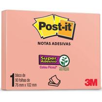POST-IT Reciclado Damasco 76MM X 102M 3M Notas Adesivas 90 Folhas