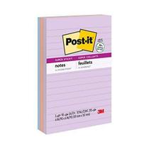 Post-it Sticky Notes 3 Blocos de 10 x 15cm 2x Mais Aderência Coleção Bali Modelo: 660-3SSNRP